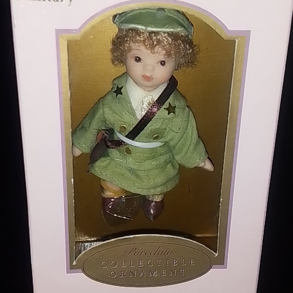 Military - Porcelain Occupational Collectible Ornament - Picture 5 of 5